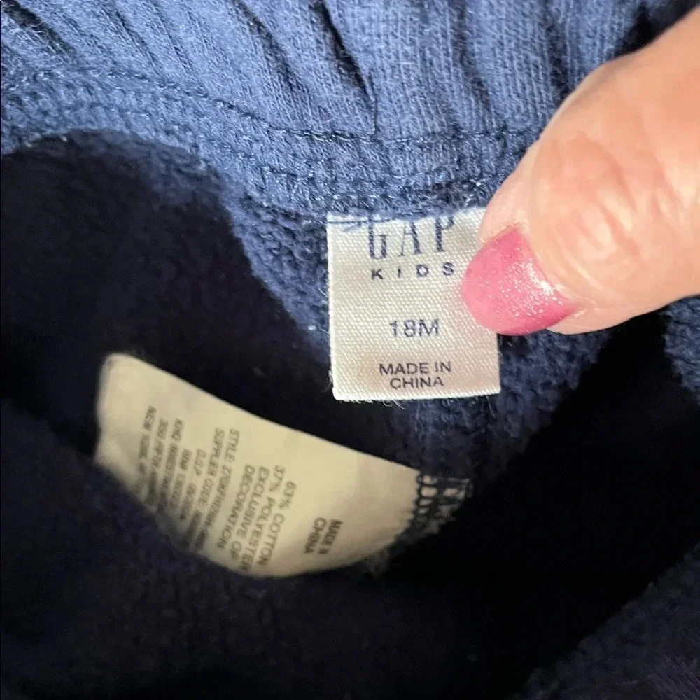 GAP Kids Navy Fleece Joggers Preloved
